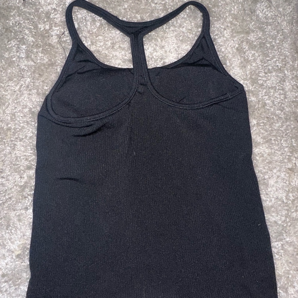 Black Racerback Tank Top - Picture 2 of 2